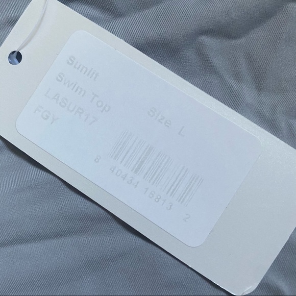 L*Space Sunlit Long Sleeve Bikini Top Rashguard - Picture 6 of 7